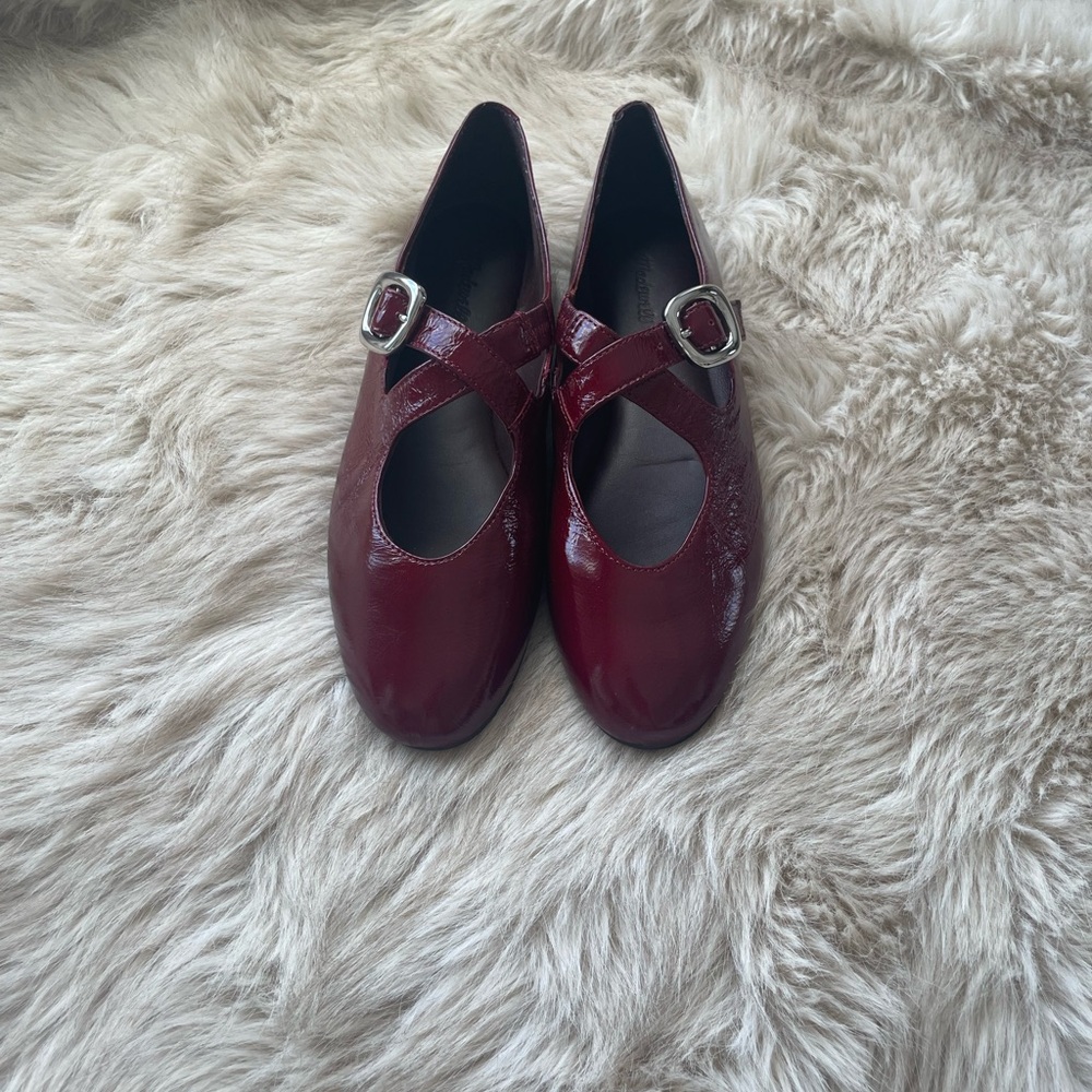 Madewell Cabernet Mary Janes - Picture 6 of 8